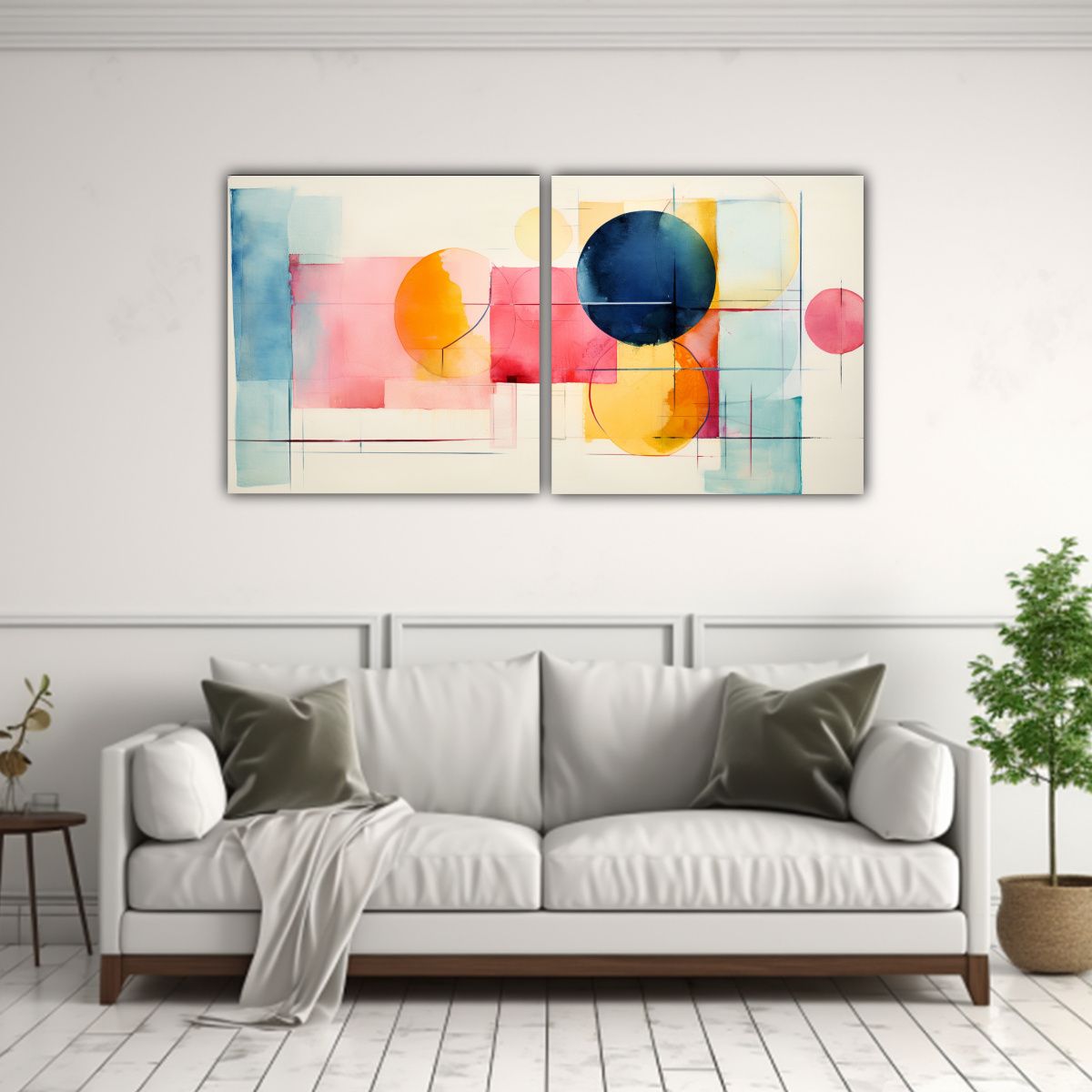 GENERICO - Pinturas Decorativas Inspiradas En La 120x60 Cm