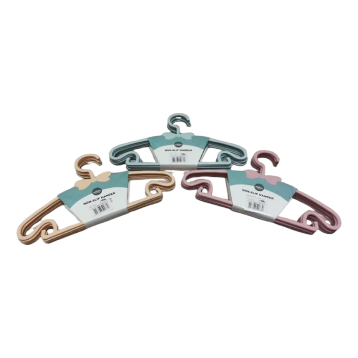 GENERICO - Pack 3 Colgadores de Plastico para Ropa de Niño 28x17cm Gms