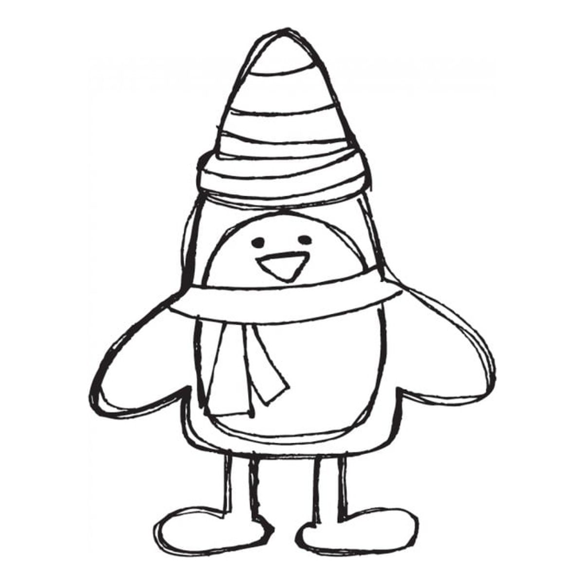 GENERICO - Decomural Festive Penguin Christmas Animals WS-34395