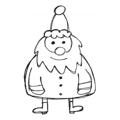 GENERICO - Decomural Santa Claus Christmas WS-34398