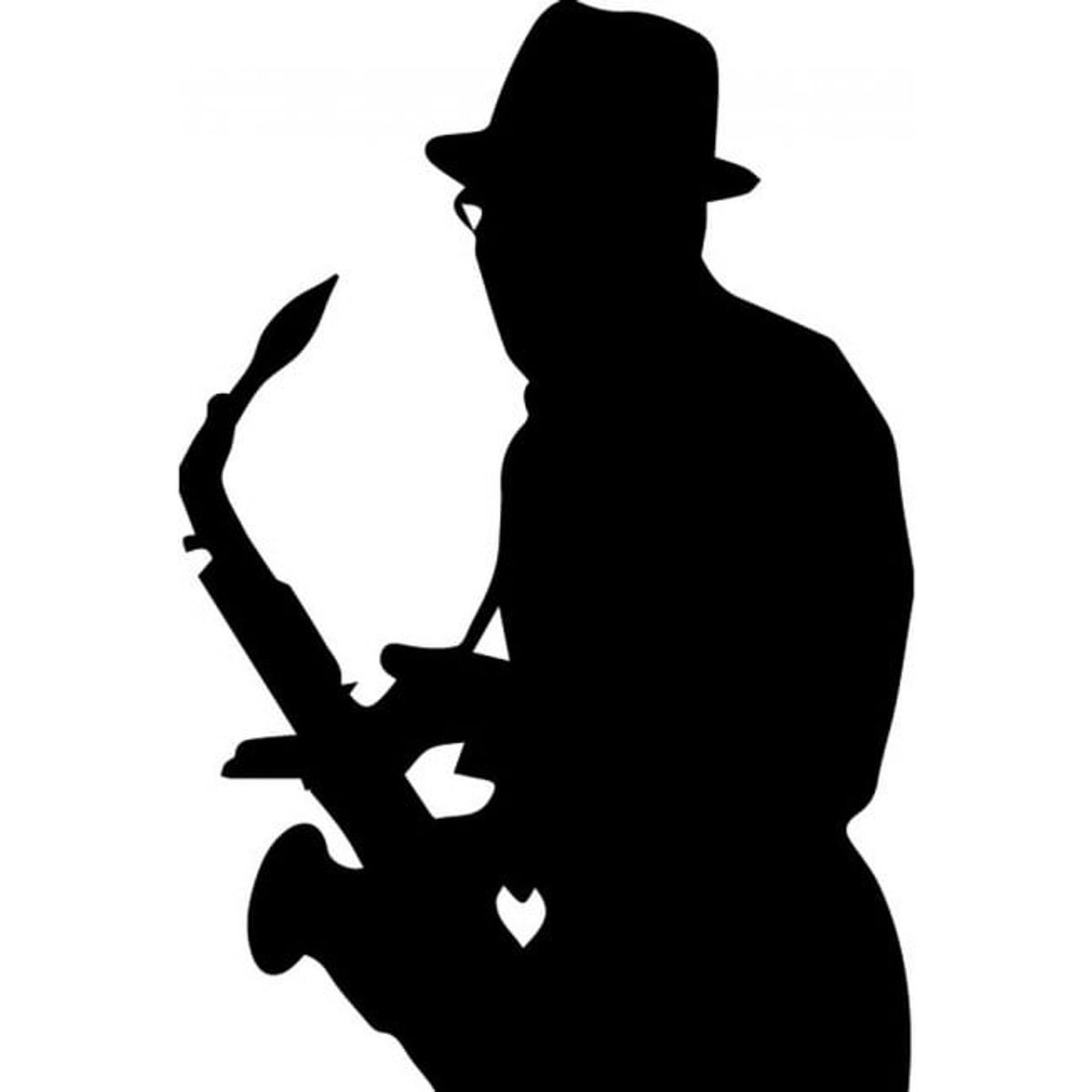 GENERICO - Decomural Saxophone Player Jazz Music WS-32795