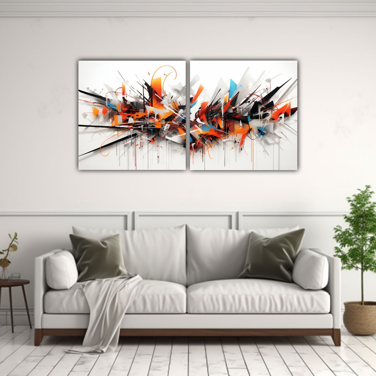 GENERICO - Pinturas Decorativas Estilo Graffiti De 120x60 Cm