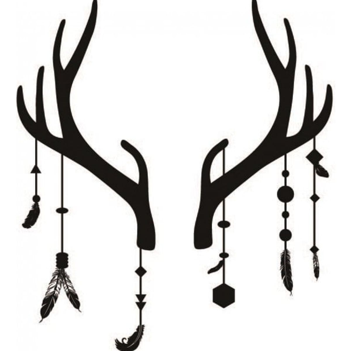 GENERICO - Decomural Antler Deer Dream Catcher WS-44191