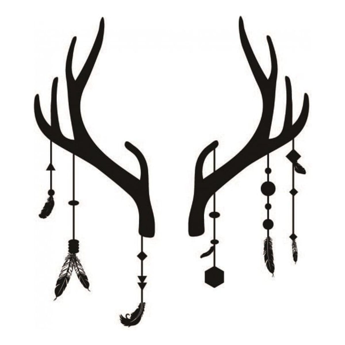 GENERICO - Decomural Antler Deer Dream Catcher WS-44191