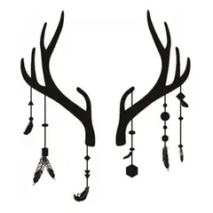 GENERICO - Decomural Antler Deer Dream Catcher WS-44191