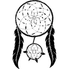 GENERICO - Decomural Dream Catcher Feather WS-32804