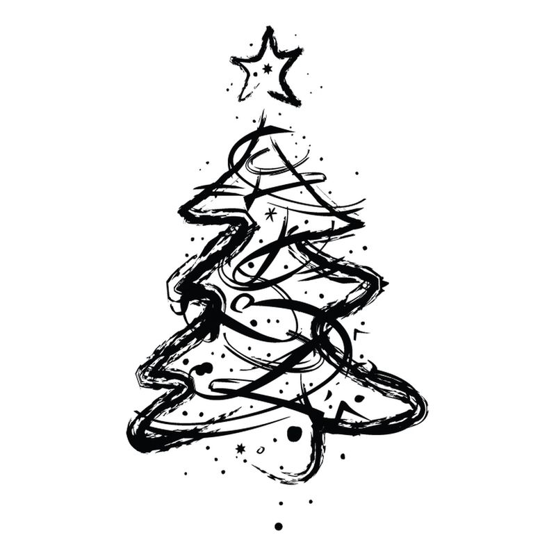 GENERICO - Decomural Christmas Tree Xmas Star WS-34404