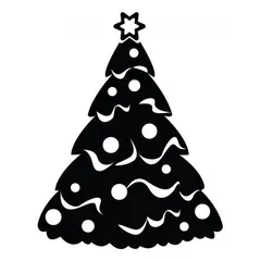 GENERICO - Decomural Christmas Tree Festive Xmas WS-34410