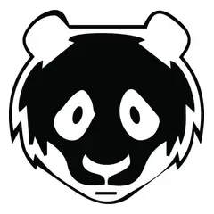GENERICO - Decomural Panda Head Animals Bears WS-32811