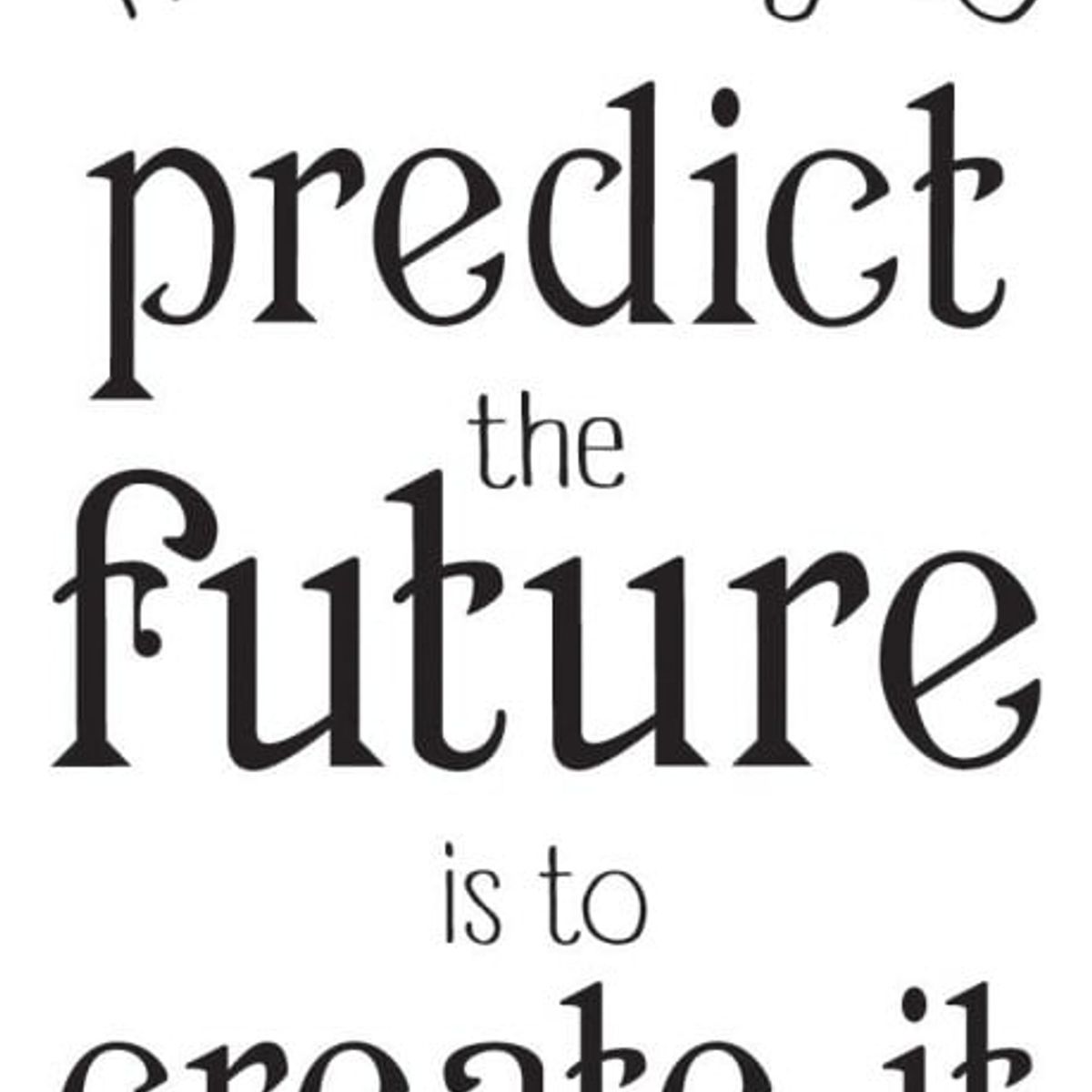 GENERICO - Decomural Predict Future Inspirational WS-44195