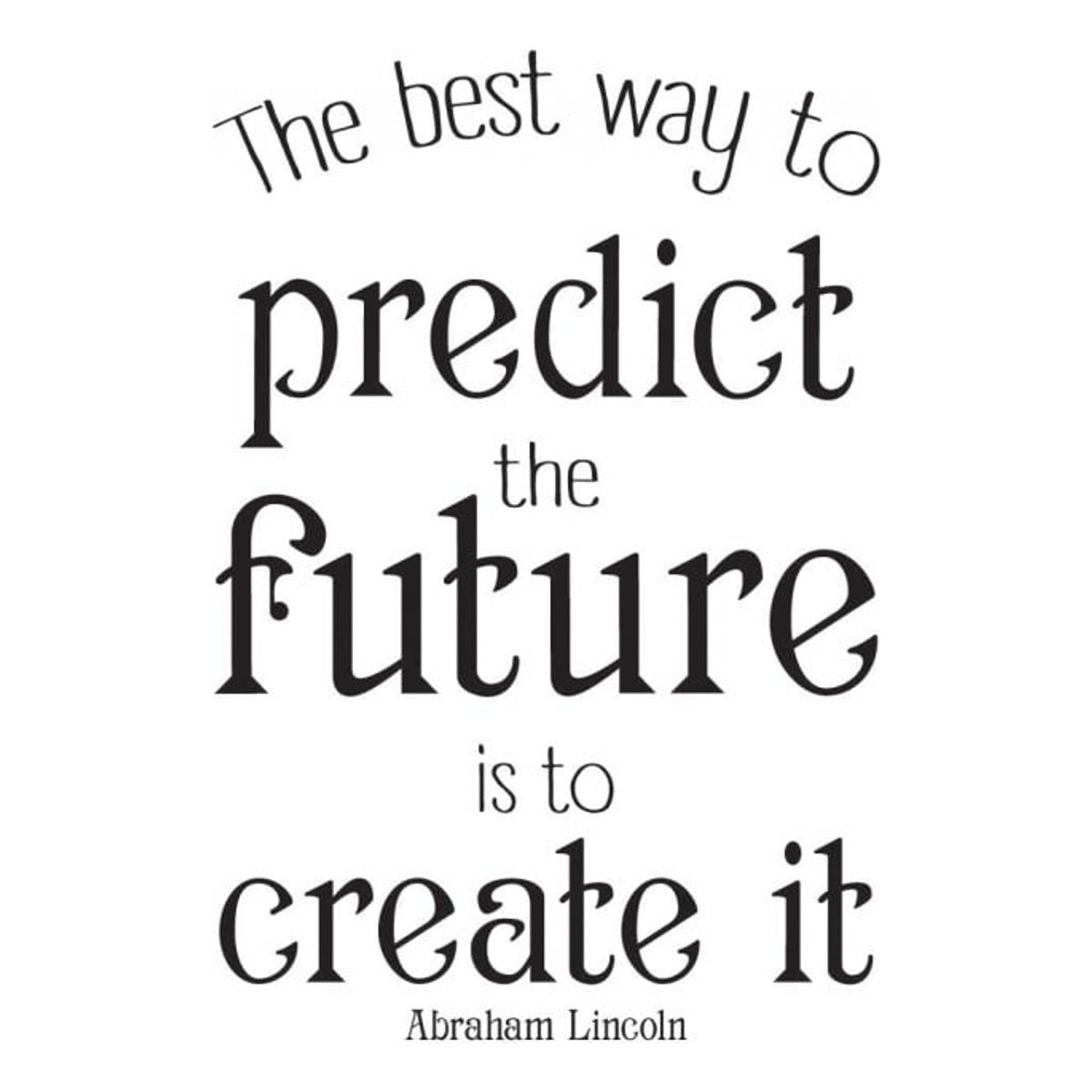 GENERICO - Decomural Predict Future Inspirational WS-44195