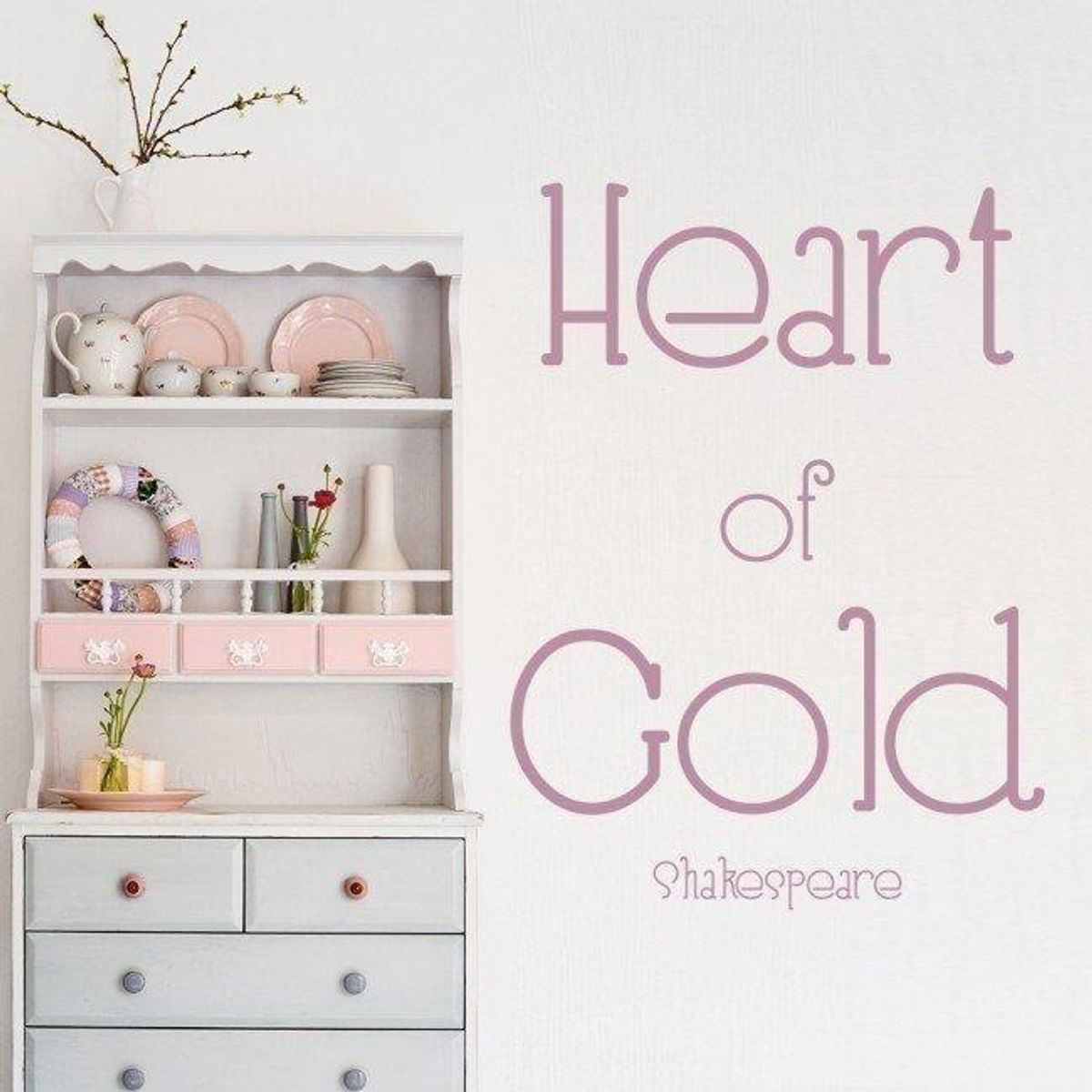 GENERICO - Decomural Heart Of Gold Love Shakespeare WS-44203