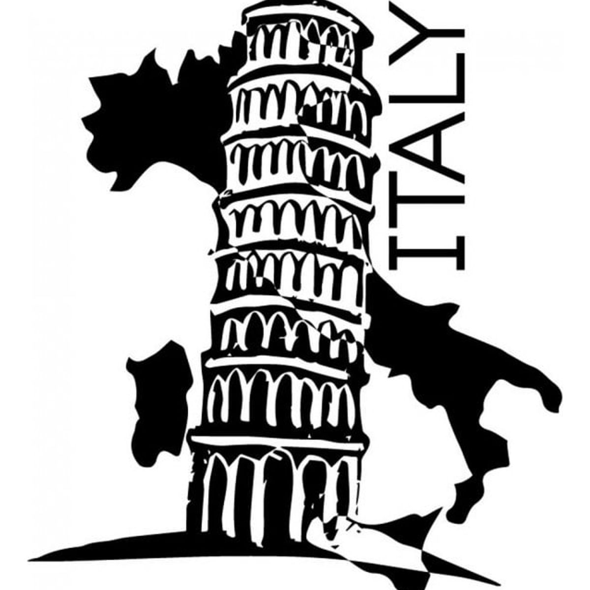 GENERICO - Decomural Tower Of Pisa Italy WS-32864