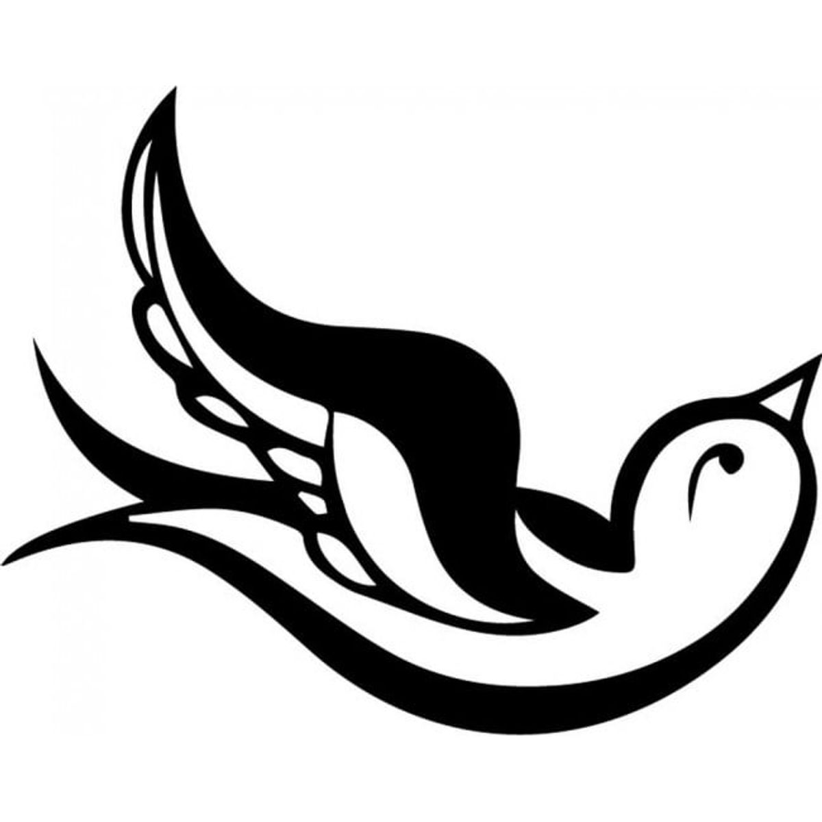 GENERICO - Decomural Flying Swallow Bird WS-32873