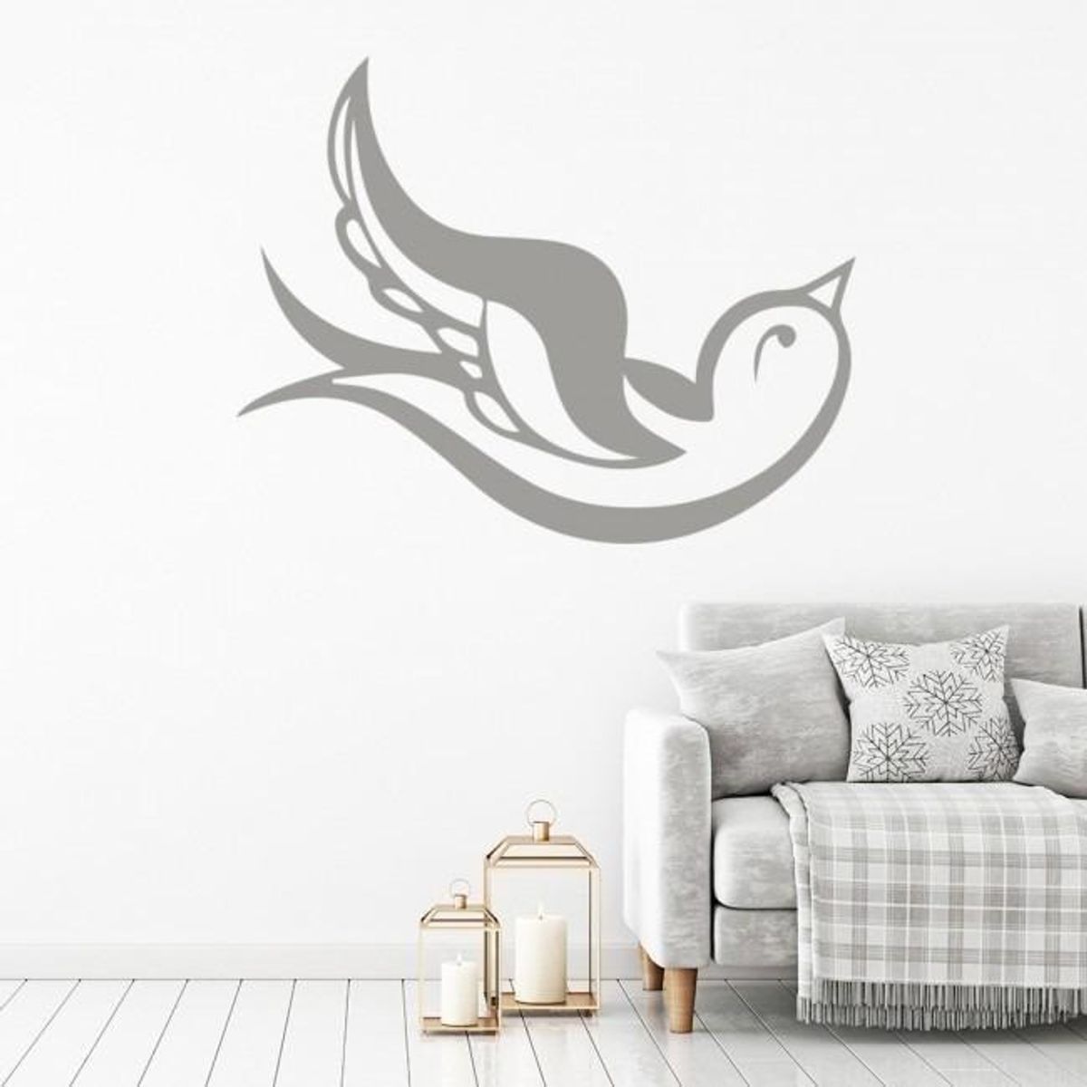 GENERICO - Decomural Flying Swallow Bird WS-32873