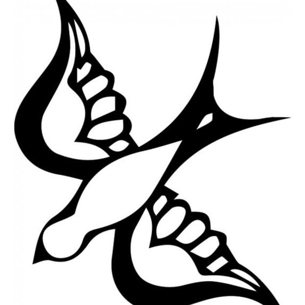 GENERICO - Decomural Swooping Swallow Bird WS-32874