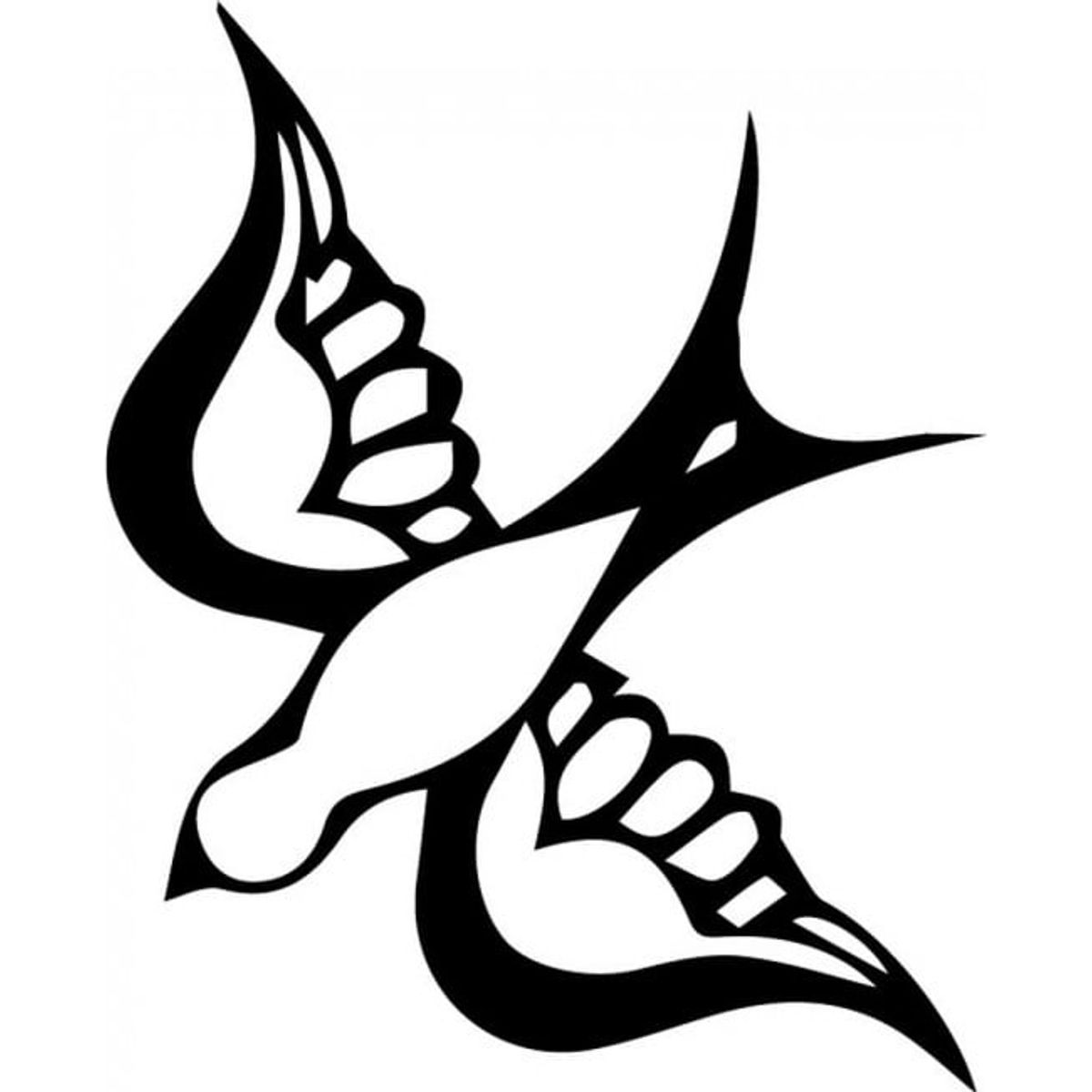 GENERICO - Decomural Swooping Swallow Bird WS-32874