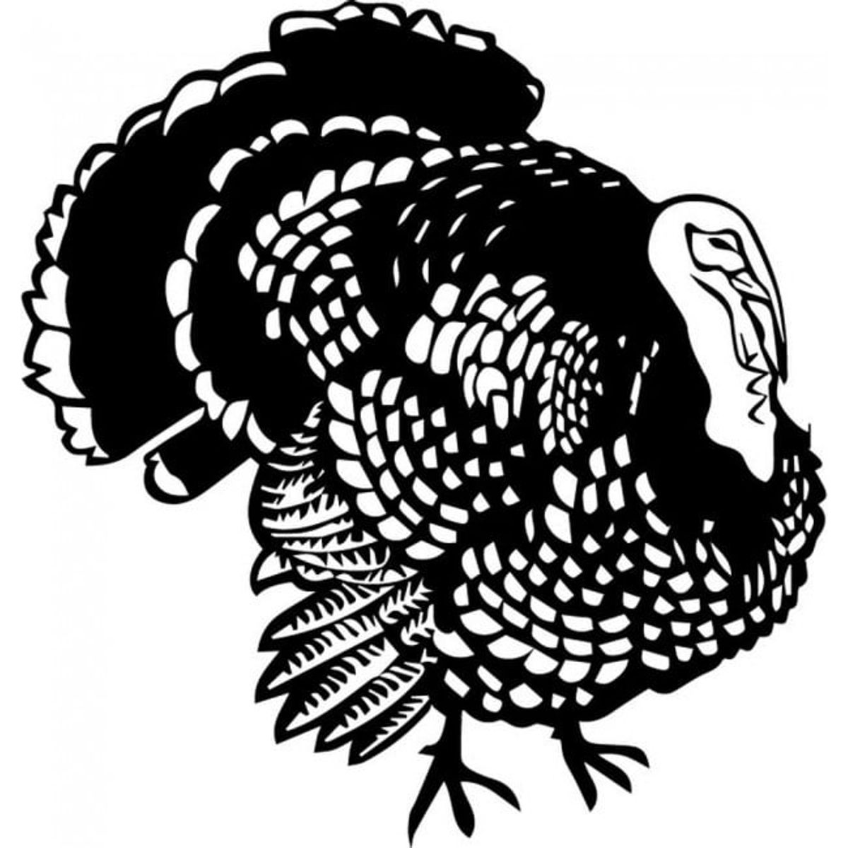 GENERICO - Decomural Turkey Farm Animal Birds WS-32884