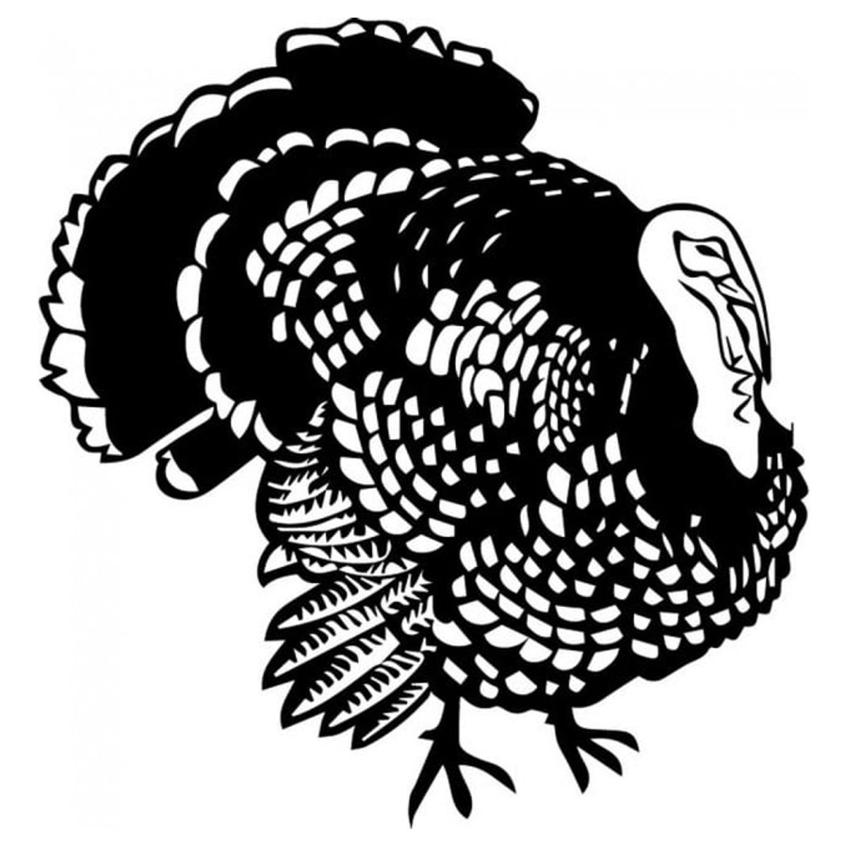 GENERICO - Decomural Turkey Farm Animal Birds WS-32884