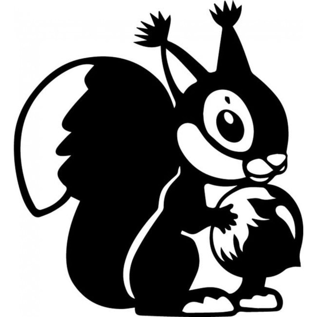 GENERICO - Decomural Squirrel Cute Animals WS-32888