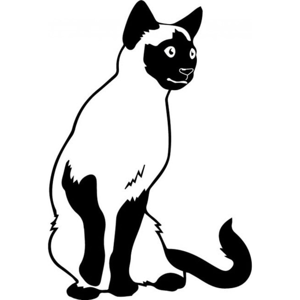 GENERICO - Decomural Siamese Cat Pets Vets WS-32891