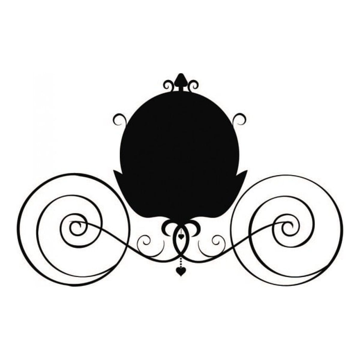 GENERICO - Decomural Princess Carriage Fairytale Cinderella WS-44225