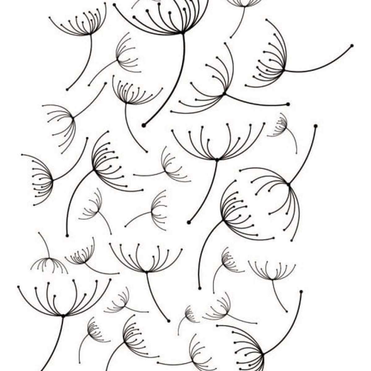 GENERICO - Decomural Dandelion Flower Set WS-44233