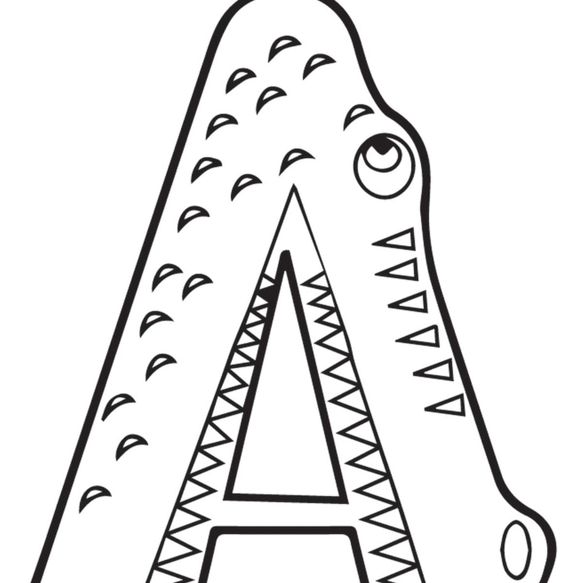 GENERICO - Decomural A Alligator Alphabet Childrens WS-34448