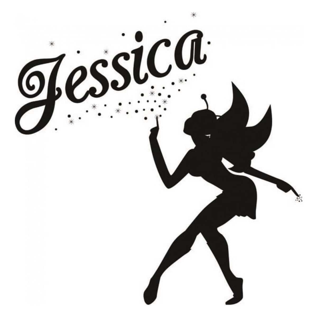 GENERICO - Decomural Personalised Name Fairy WS-44240