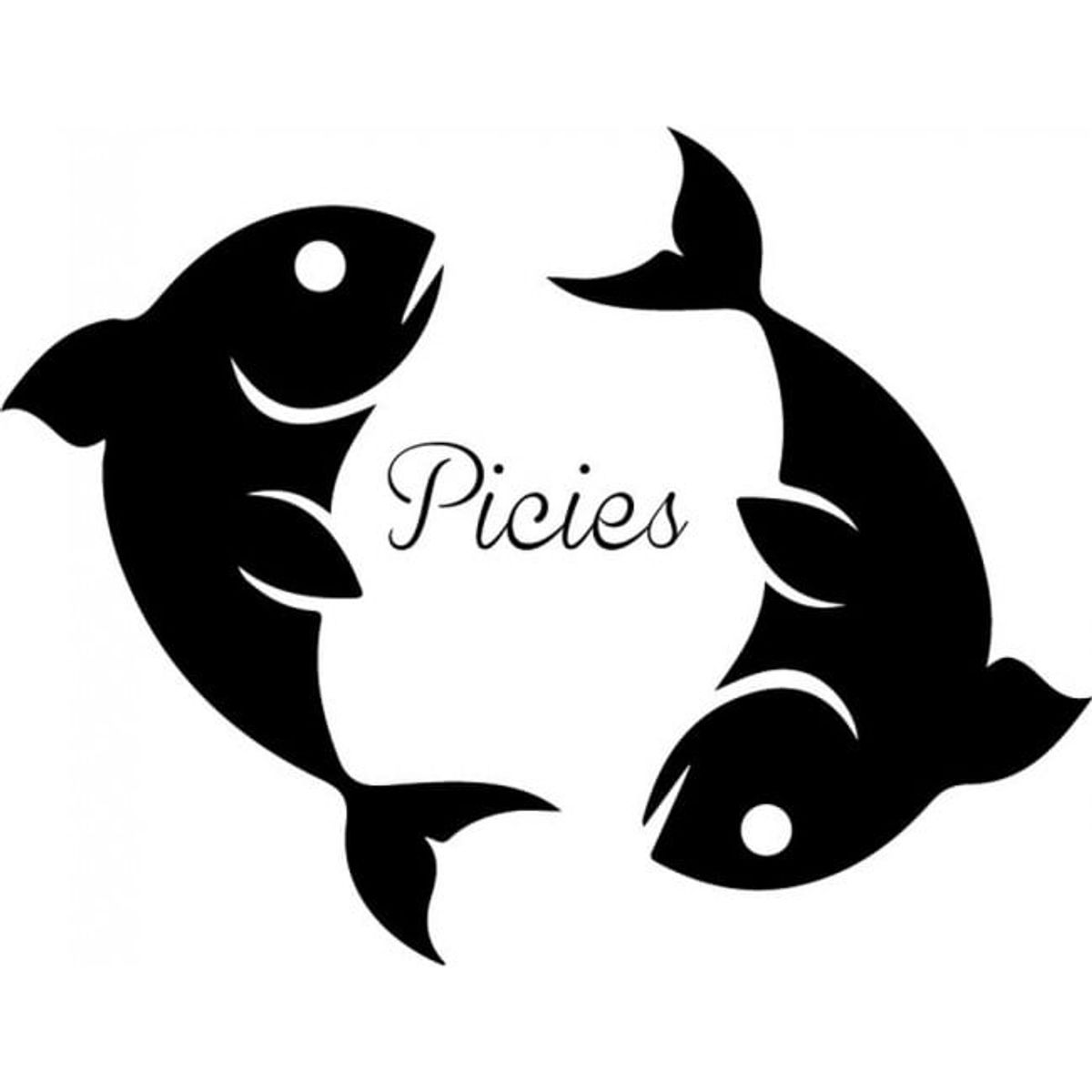 GENERICO - Decomural Pisces Zodiac Sign WS-32918