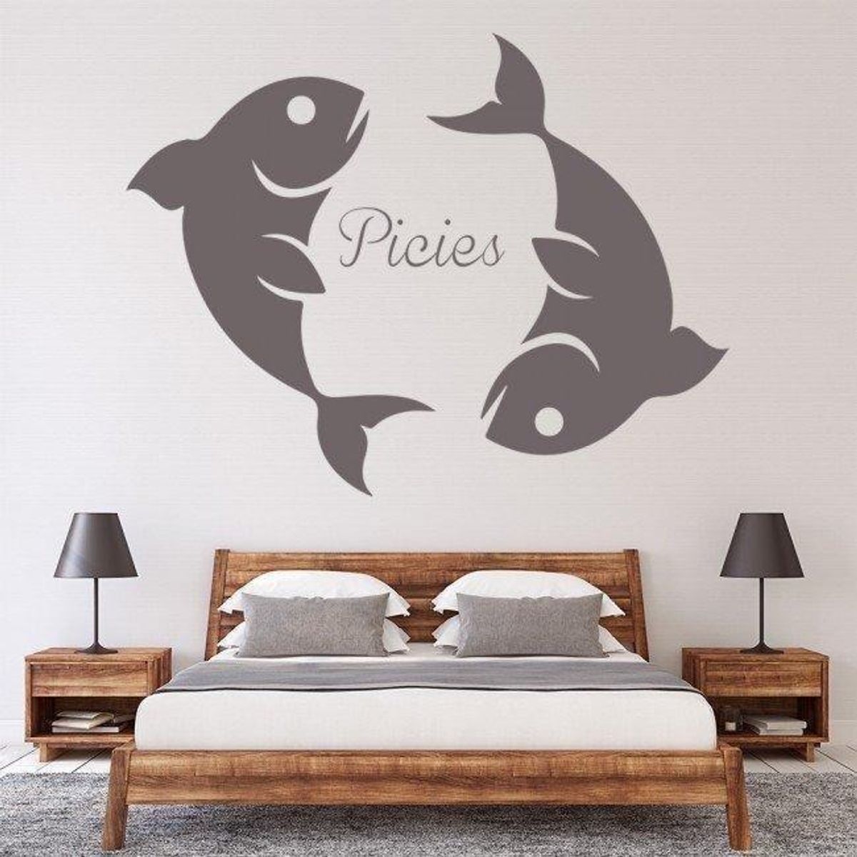 GENERICO - Decomural Pisces Zodiac Sign WS-32918