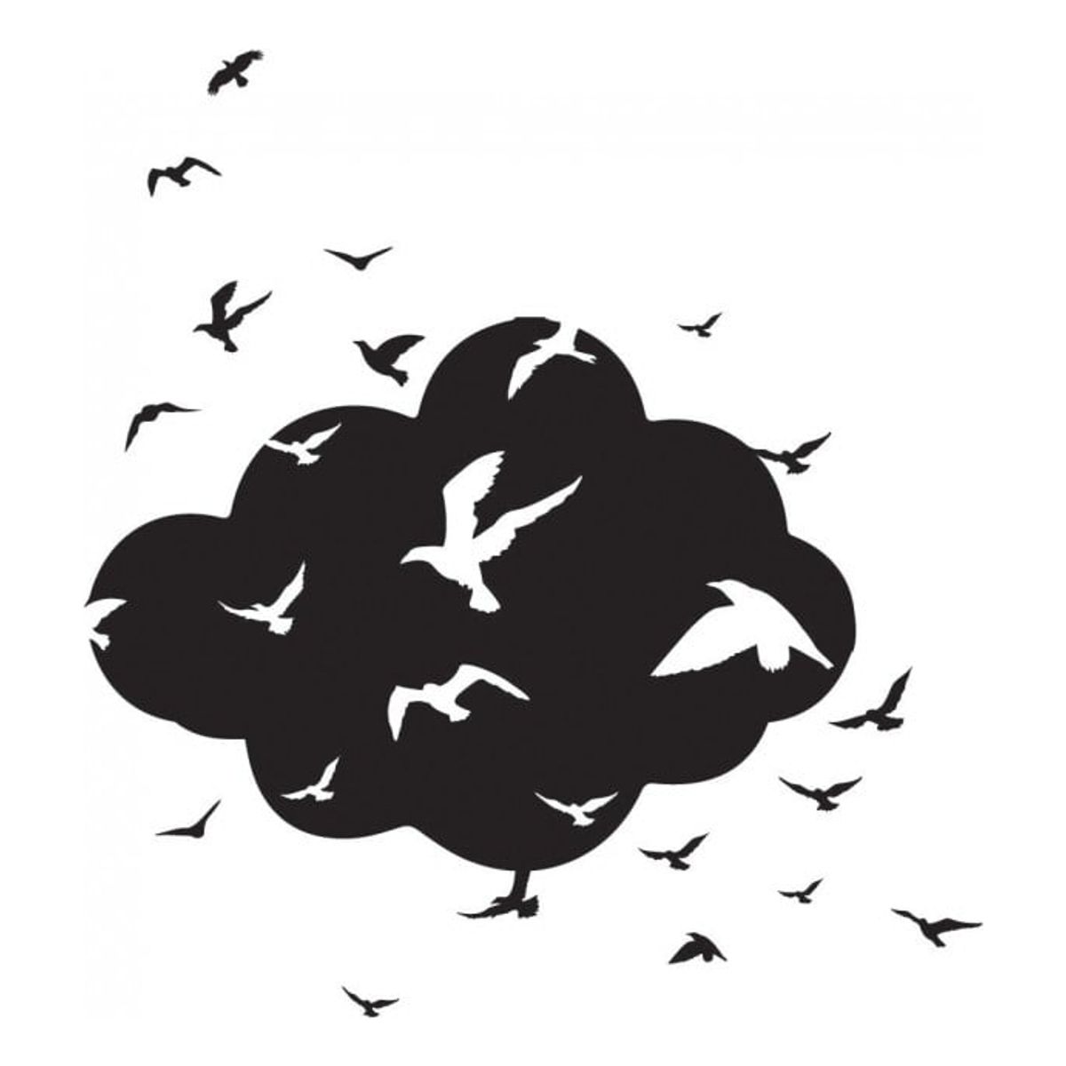 GENERICO - Decomural Birds Clouds WS-44248