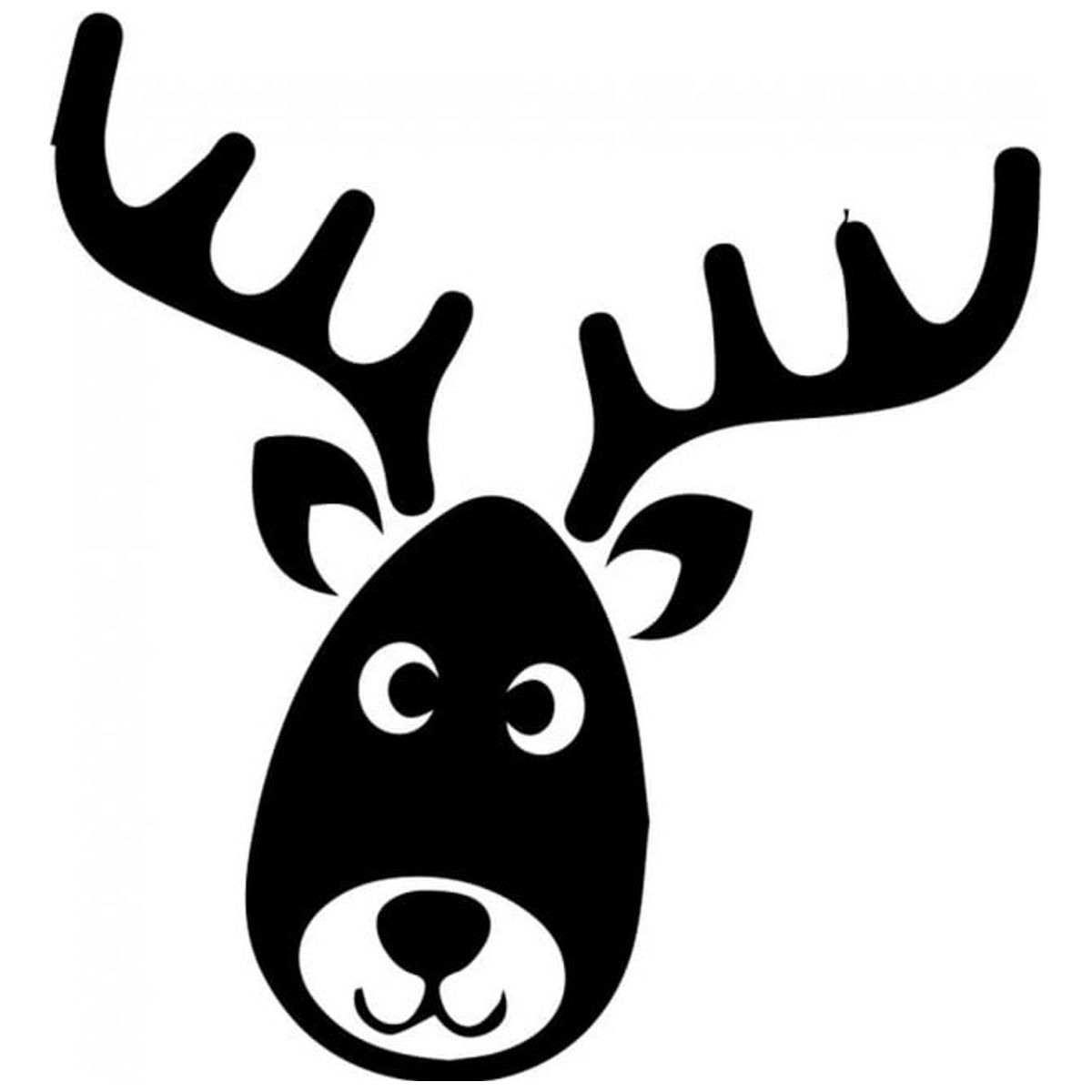 GENERICO - Decomural Deer Head Fun Animals WS-32937