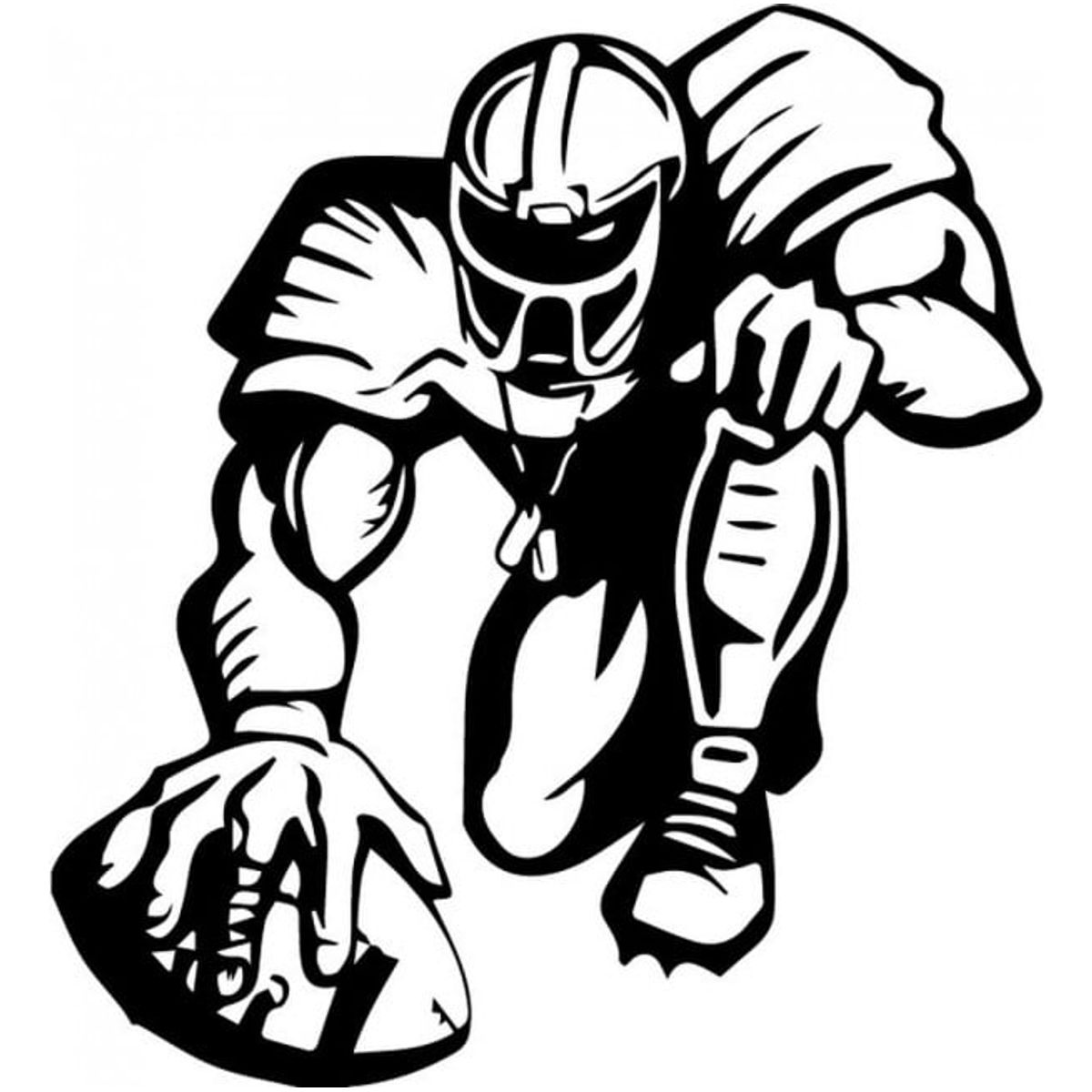 GENERICO - Decomural American Football Player Sports WS-32961
