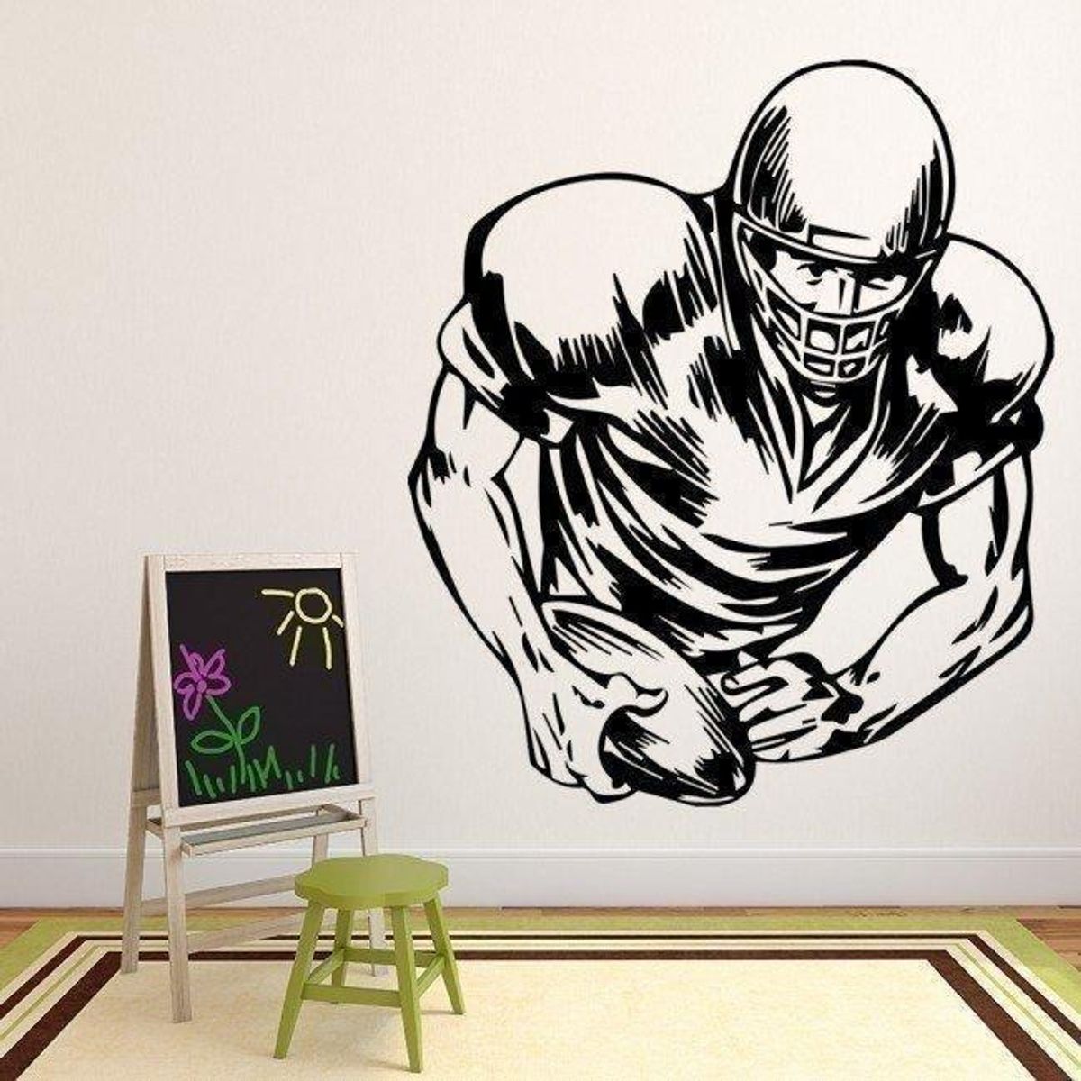 GENERICO - Decomural American Football Player Sports Wall WS-32962