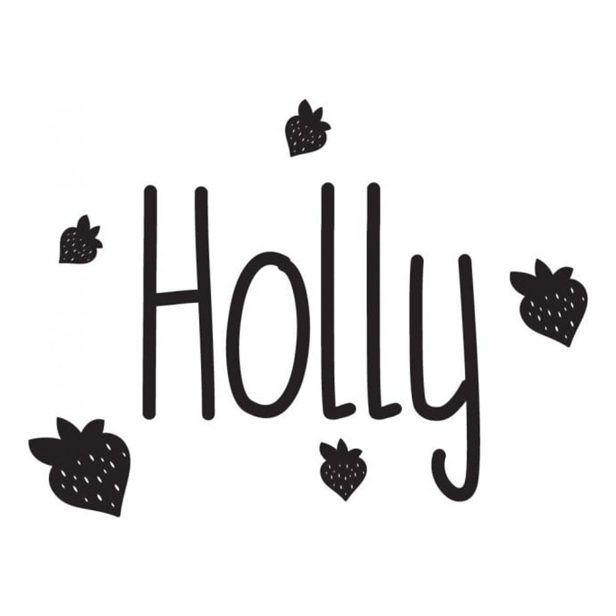 GENERICO - Decomural Personalised Name Strawberry Fruit WS-44261