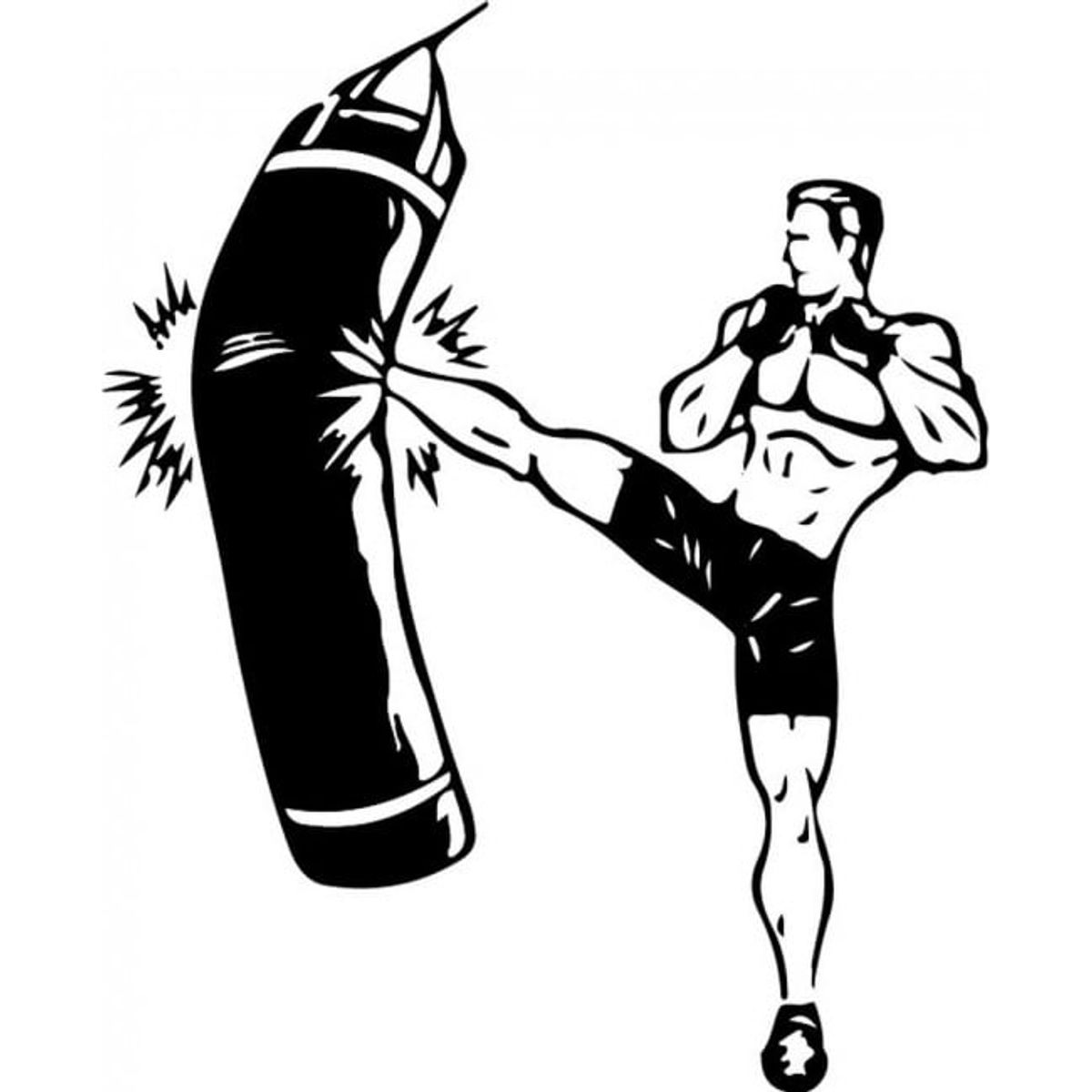 GENERICO - Decomural Kickboxer Fighting Boxing Sports WS-32970