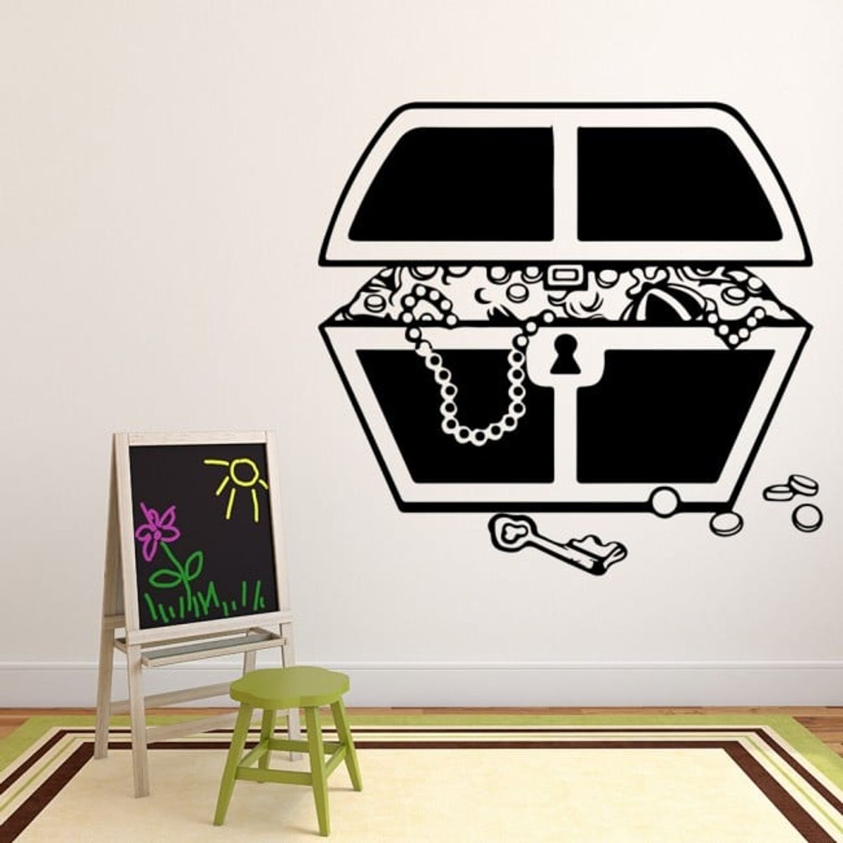 GENERICO - Decomural Treasure Chest Pirate WS-32982