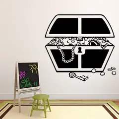 GENERICO - Decomural Treasure Chest Pirate WS-32982