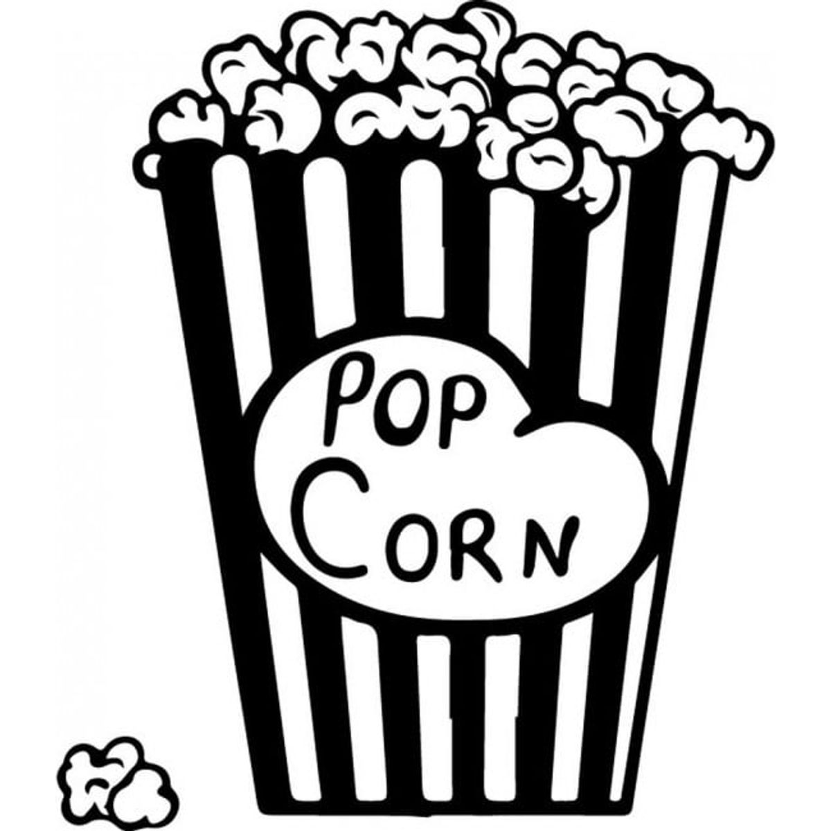 GENERICO - Decomural Popcorn Cinema Theatre WS-32983