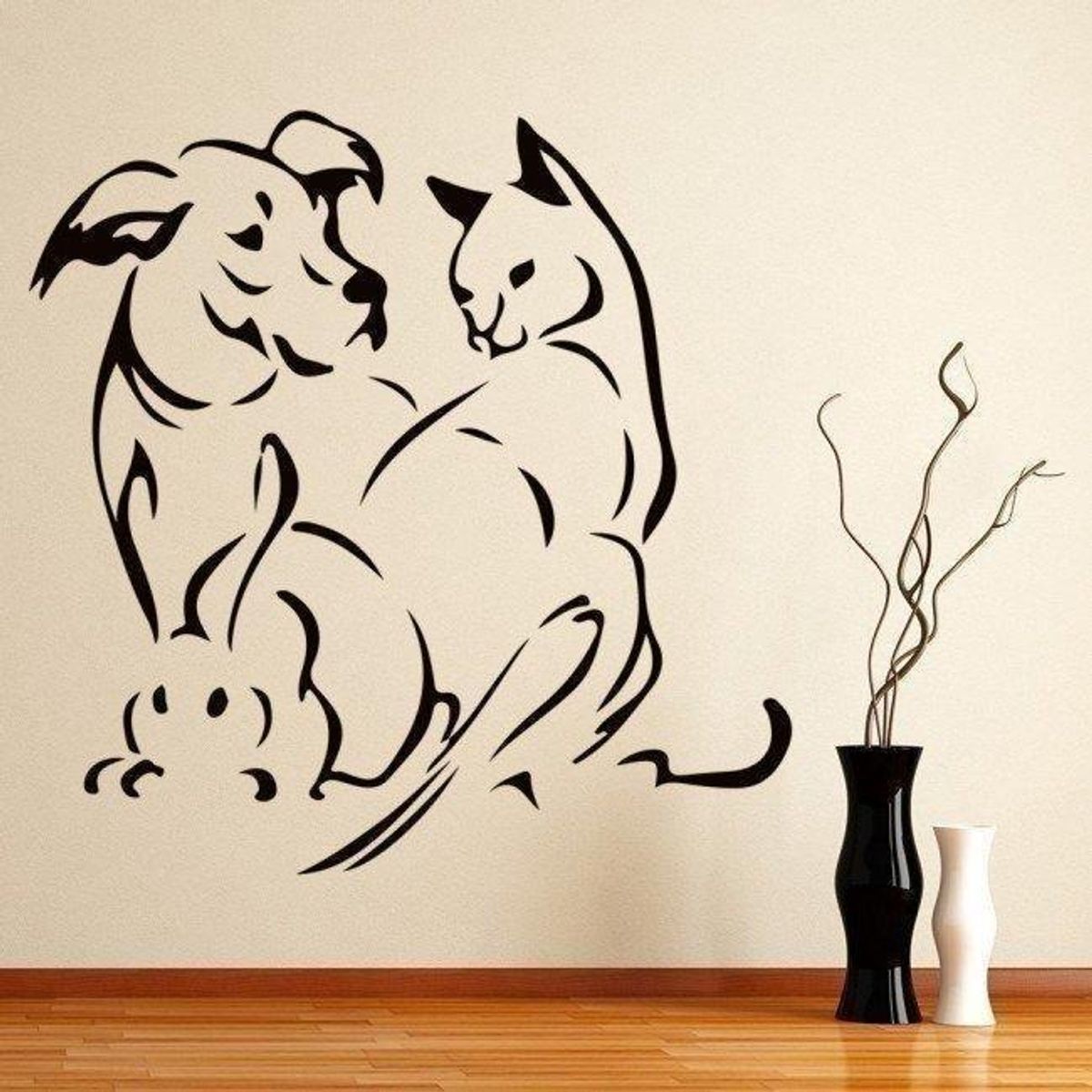 GENERICO - Decomural Rabbit Cat Dog Pet Animals WS-32989