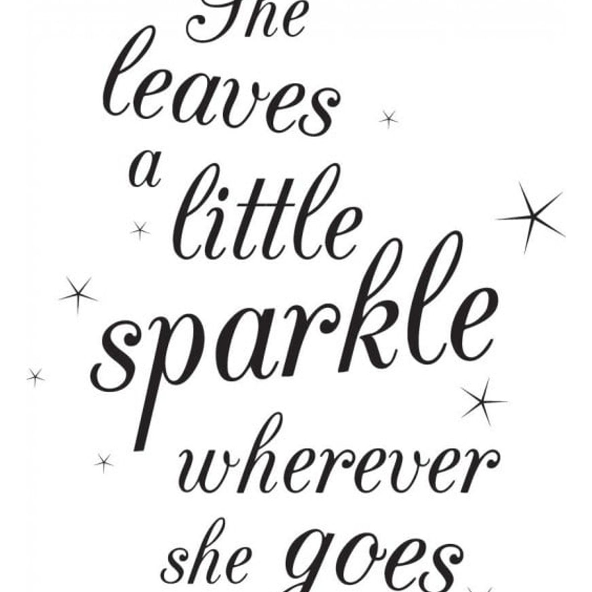 GENERICO - Decomural She Leaves A Little Sparkle Nursery WS-44277