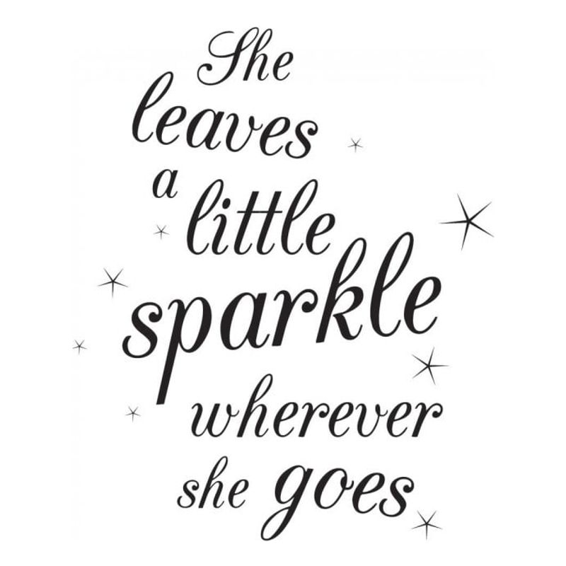 GENERICO - Decomural She Leaves A Little Sparkle Nursery WS-44277
