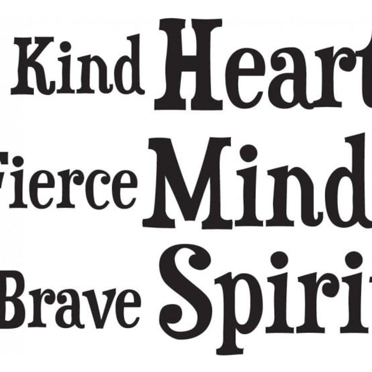 GENERICO - Decomural Heart Mind Spirit Inspirational WS-44279