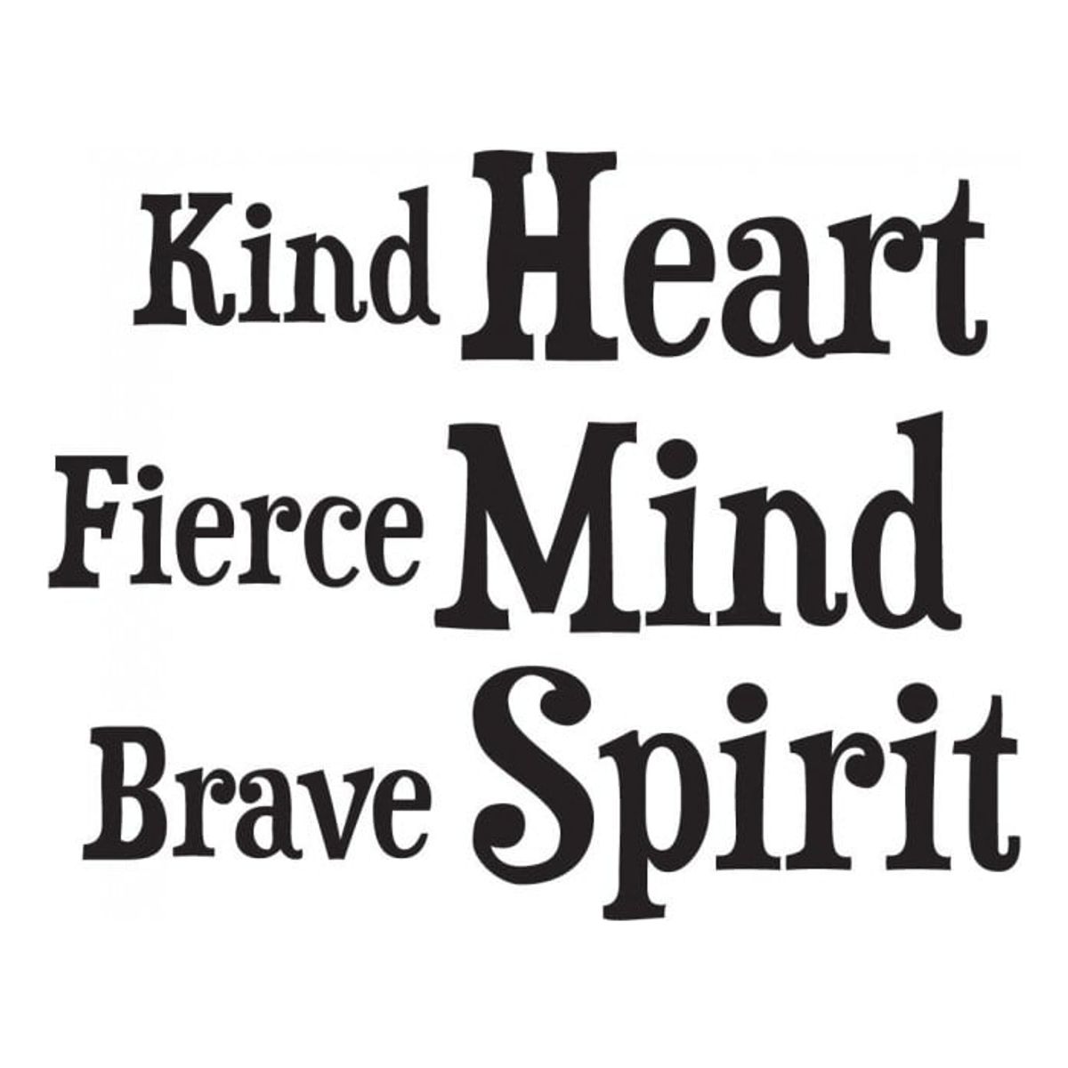 GENERICO - Decomural Heart Mind Spirit Inspirational WS-44279