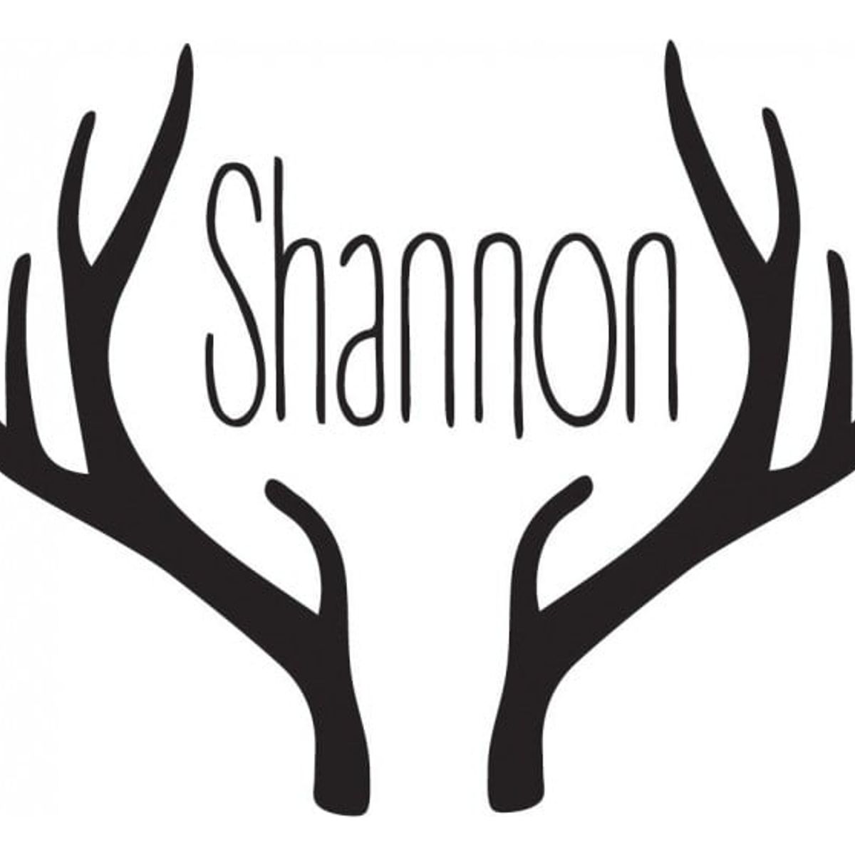 GENERICO - Decomural Personalised Name Deer Antler WS-44287