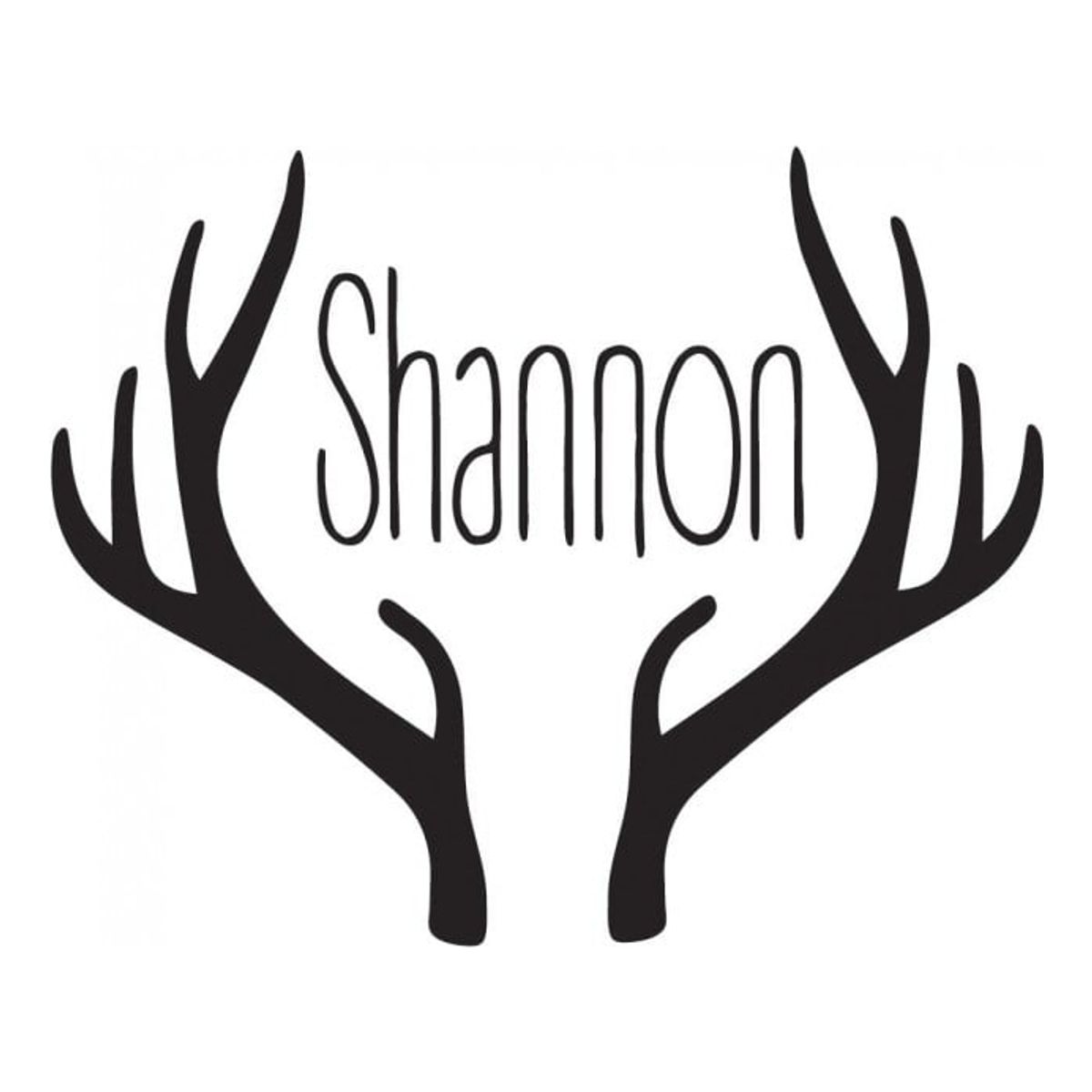 GENERICO - Decomural Personalised Name Deer Antler WS-44287