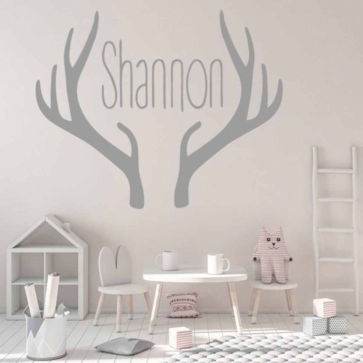 GENERICO - Decomural Personalised Name Deer Antler WS-44287