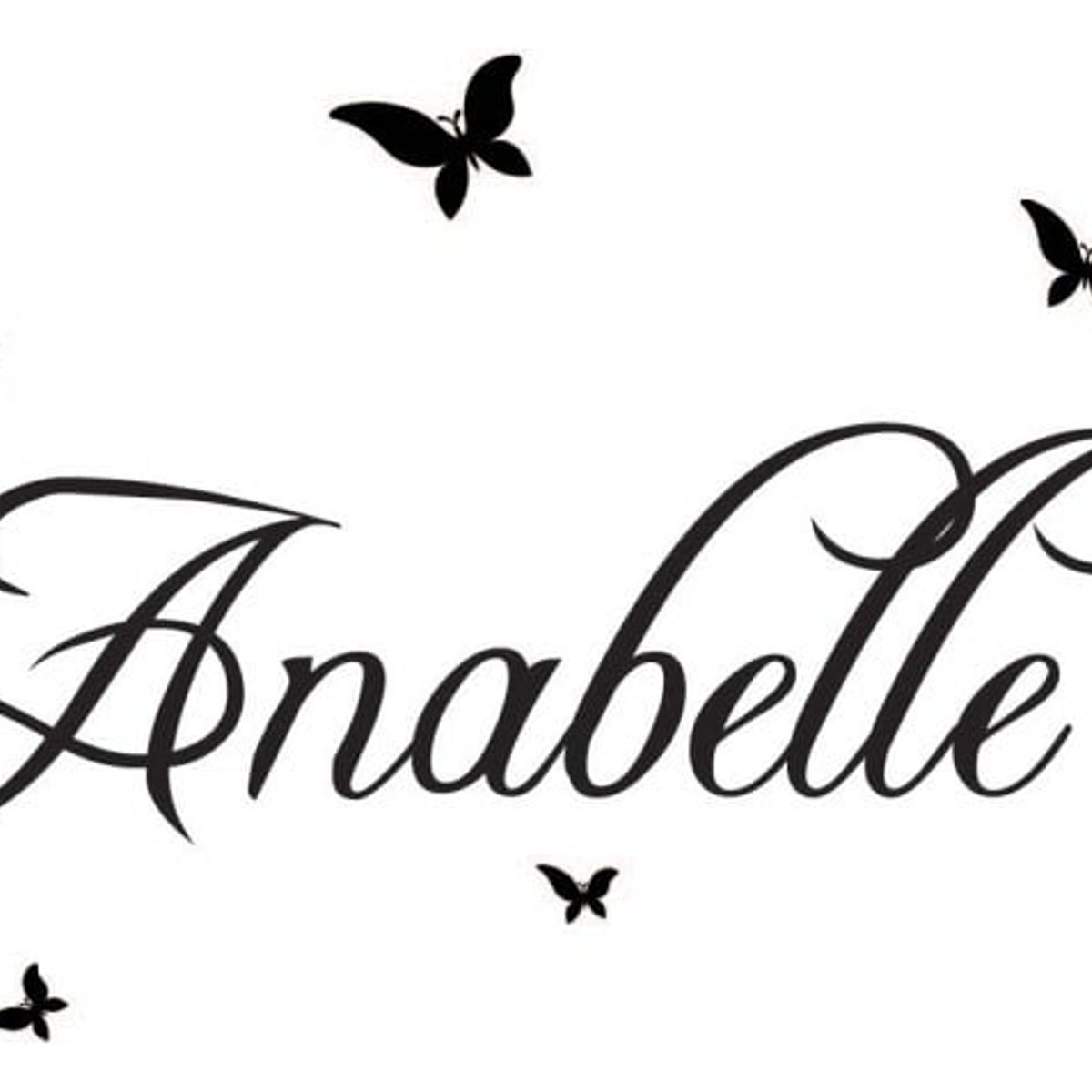 GENERICO - Decomural Personalised Name Butterfly WS-44293