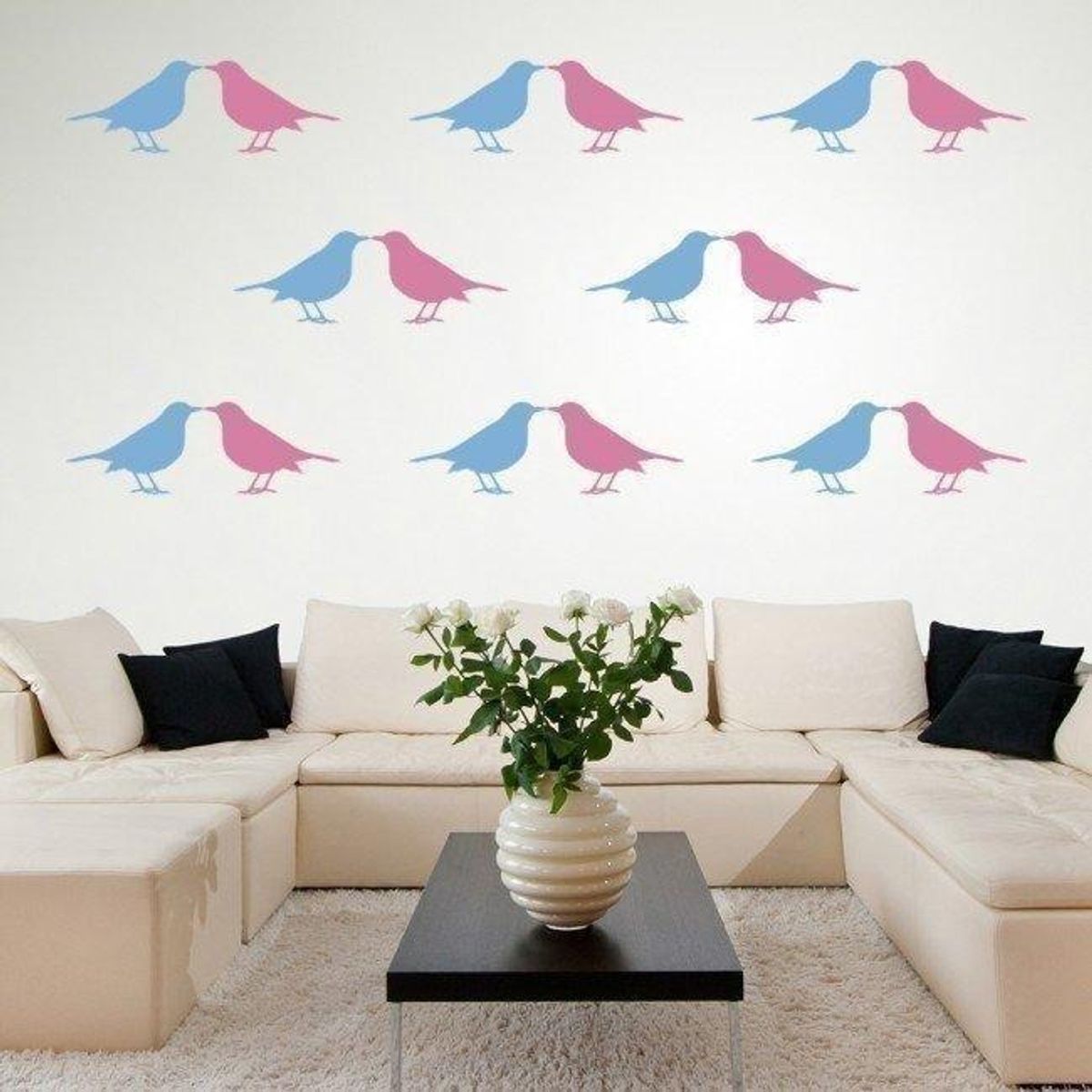 GENERICO - Decomural Sparrow Bird Pack WS-33044